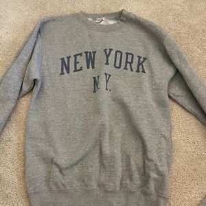 New York , N.Y. crewneck